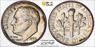 1953 10C PR66