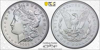 2023 $1 Morgan Dollar First Strike MS70