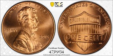 2015 1C Shield MS67RD