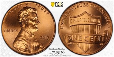 2015 1C Shield MS67RD