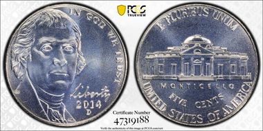 2014-D 5C MS67FS