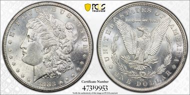 1883-CC $1 MS62