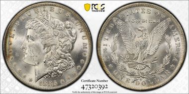 1885-O $1 MS64