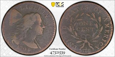 1794 1C Head of 1794 N1BN