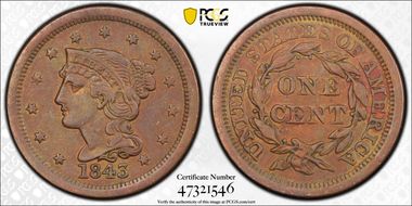 1843 1C Mature Head N1BN