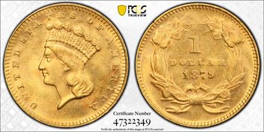 1879 G$1 MS64