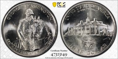 1982-D 50C Washington MS68