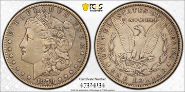 1879 $1 XF40