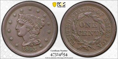 1843 1C Mature Head N1BN
