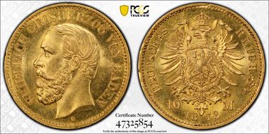 1873-G 10 Mk J-183 MS62