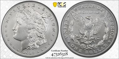 2023 $1 Morgan Dollar MS70