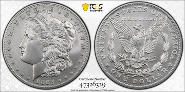 2023 $1 Morgan Dollar MS70