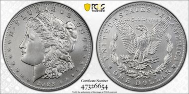 2023 $1 Morgan Dollar First Strike MS70