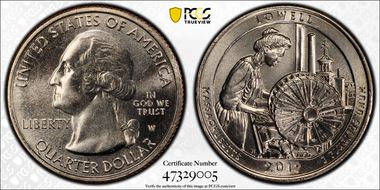 2019-W 25C Lowell NP MS66