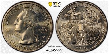 2020-W 25C Weir Farm NP V75 MS66