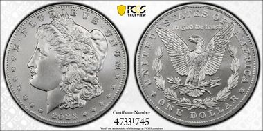 2023 $1 Morgan Dollar First Strike MS70