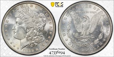 1888 $1 MS64