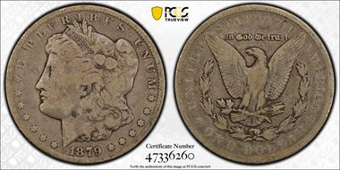 1879-CC $1 Capped Die VG8