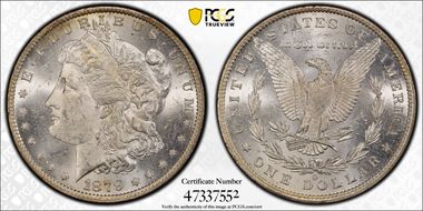 1879-O $1 MS62