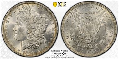 1887-O $1 MS64