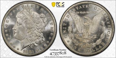 1881-CC $1 MS63
