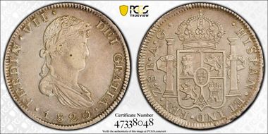 1820-Zs AG 8 R Z8.10.1 Med Bust I(.)G AU53
