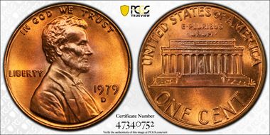 1979-D 1C MS67+ RD