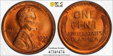 1934-D 1C MS67RD