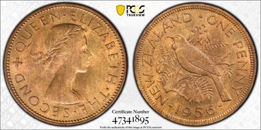 1956 1D KM-24.1 No Strap MS64RB