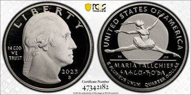 2023-S 25C Maria Tallchief PR69DCAM