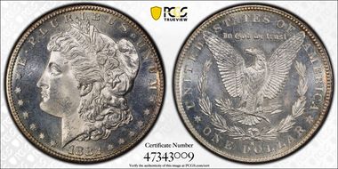 1882-S $1 MS65