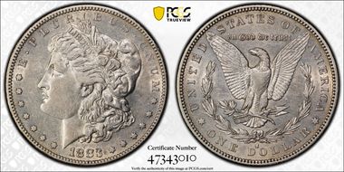 1883-S $1 XF45
