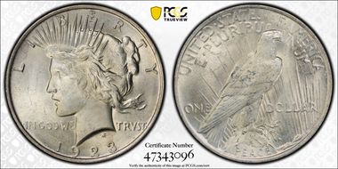 1923 $1 MS64