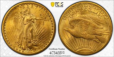1915 $20 MS64