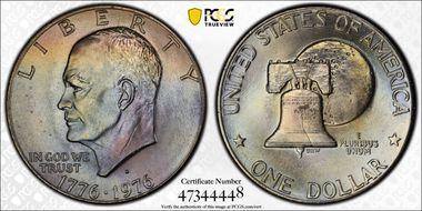 1976-D $1 Type 2 MS67