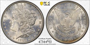 1886 $1 MS67