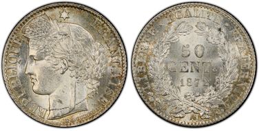 1872-A 50C Gad-419a F-189 MS66
