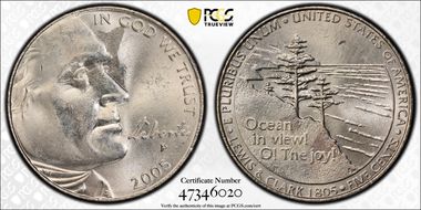 2005-P 5C Western Waters MS64