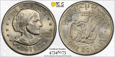 1979-D SBA$1 MS64