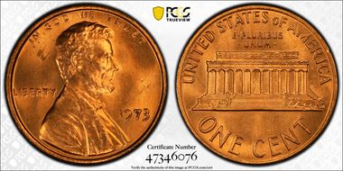 1973 1C MS65RD