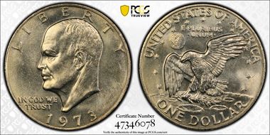 1973 $1 MS64