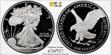 2021-S $1 Silver Eagle - Type 2 PR69DCAM