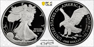 2021-S $1 Silver Eagle - Type 2 PR69DCAM