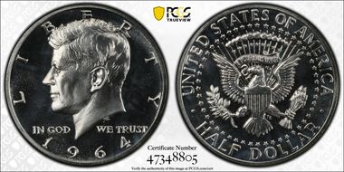 1964 50C QDR FS-802 Accented Hair PR67