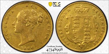 1860 1/2 Sov S-3859A N1