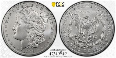 2023 $1 Morgan Dollar First Strike MS70