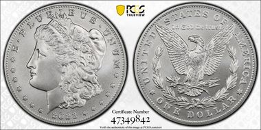 2023 $1 Morgan Dollar First Strike MS70