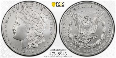 2023 $1 Morgan Dollar First Strike MS70