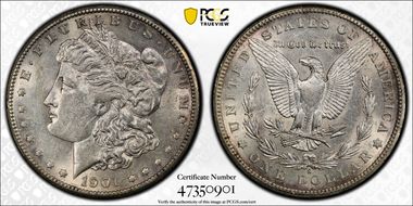 1901-S $1 AU53
