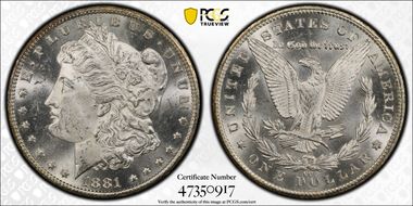 1881-CC $1 MS63
